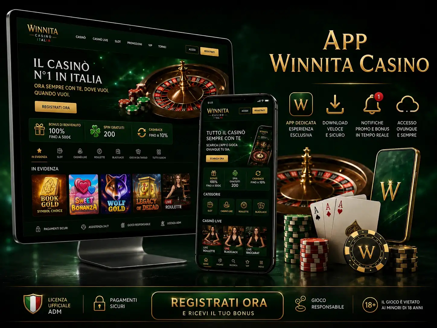 App Winnita Casino E Accesso Mobile