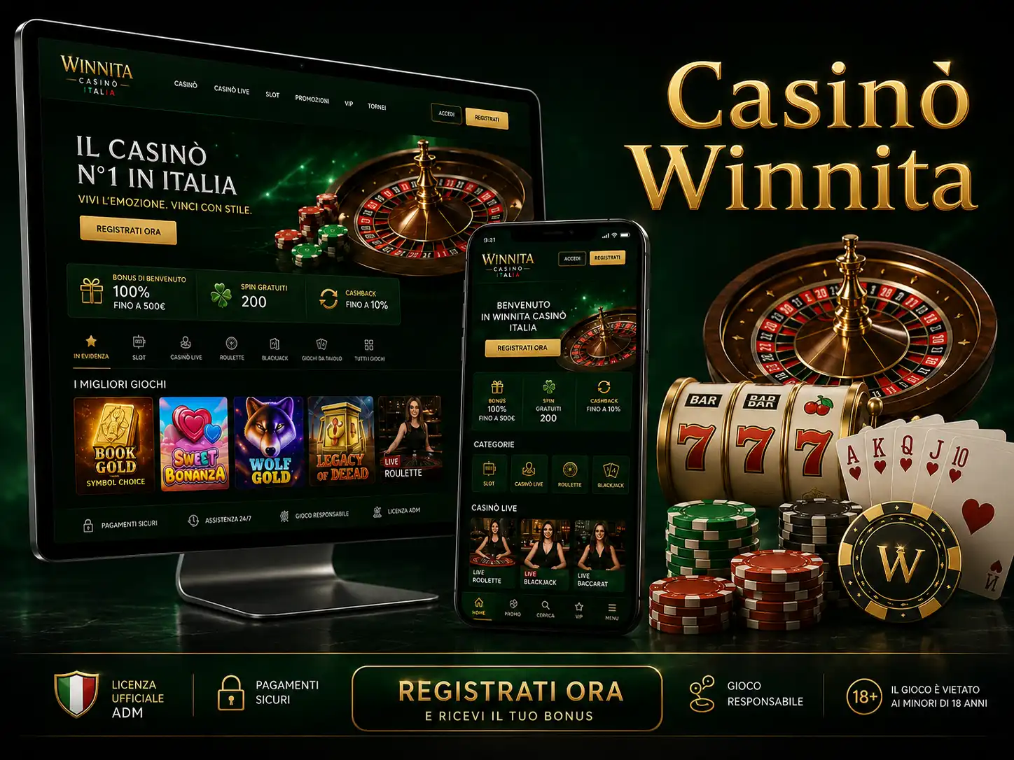 Giochi E Sezioni Casino Winnita